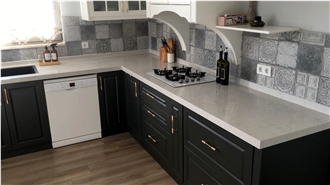 White Quartz Stone Countertops