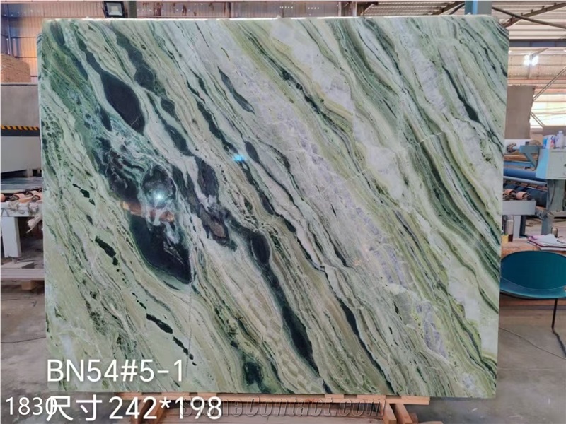 Shangri La Jade Marble Slabs Yunnan Green Stone Tile
