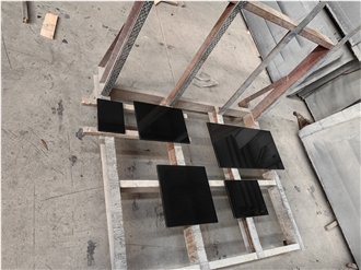 1003 Sparkle Black Quartz Artificial Stone Bath Countertop