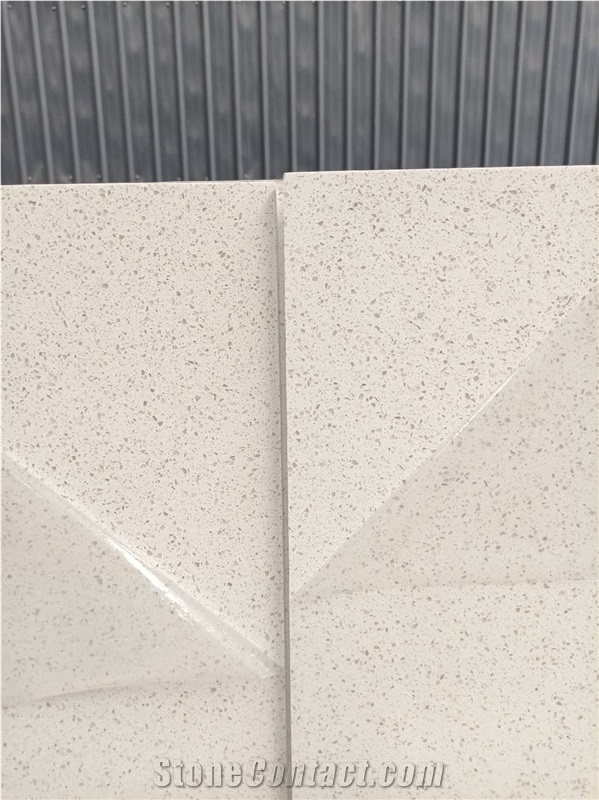 2005 Snow White Quartz Bathroom Vanity Tops For Hotel