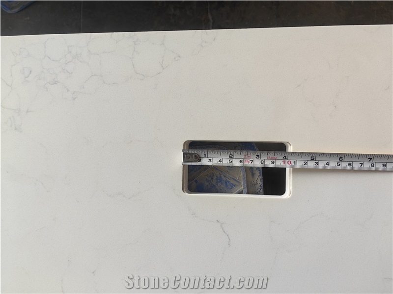 Hotel 5046 Nuvo Calacatta White Quartz Kitchen Tops