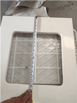 Silicon Free 4036 Organic White Quartz Bench Tops