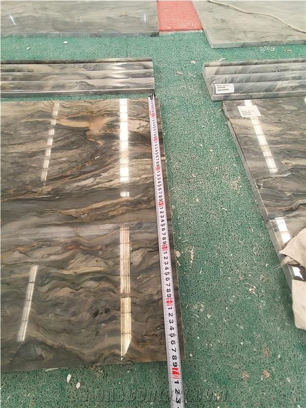 Blue Silk Tungsten Blue Quartzite Tiles For Hotel Project