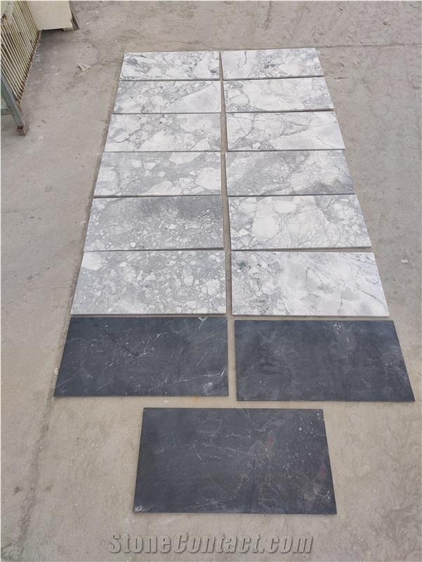 Super Thin Sheet Panel Super White Quartzite Floor Tile