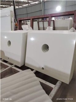Nano White Stone Precast Vanity Tops