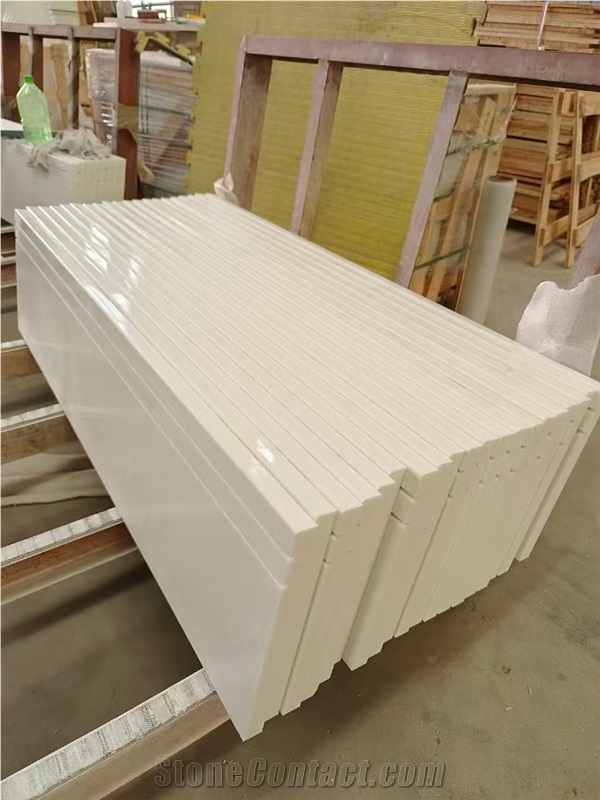 Nano White Stone Precast Vanity Tops