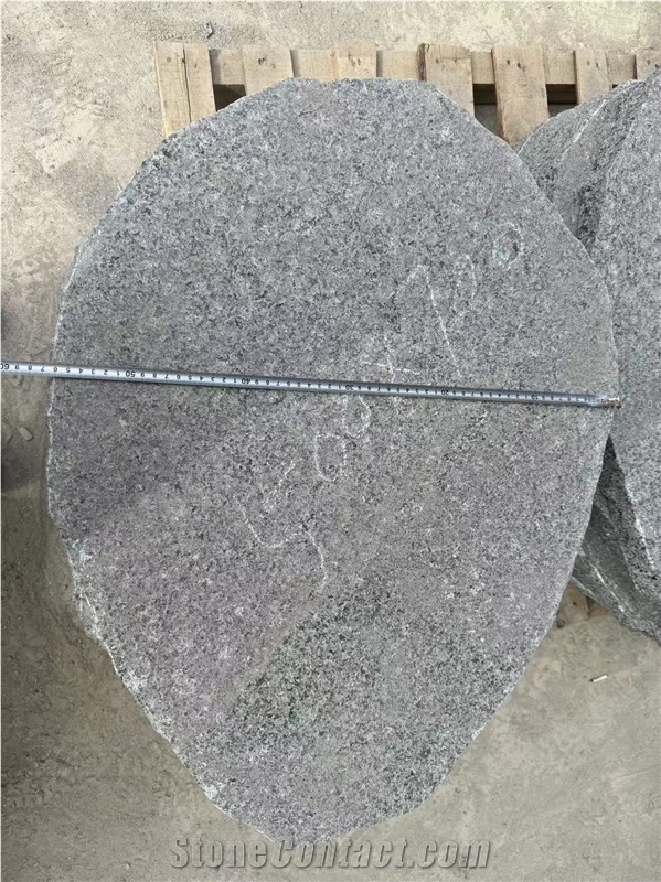 Sesame Black Granite Stepping Stone Crazy Pavers
