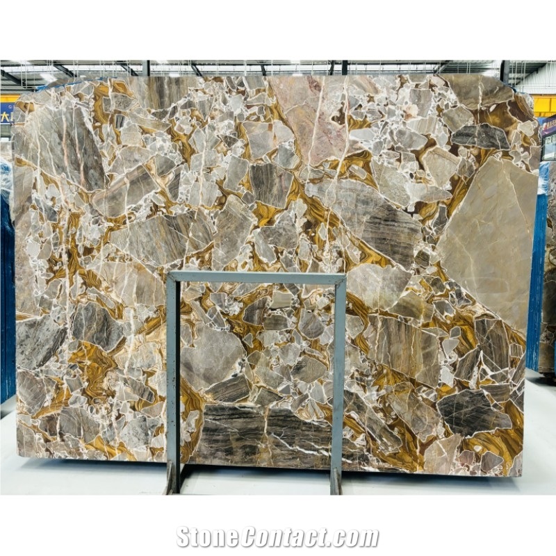 Bugatti Gold Marble Slabs