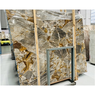 Bugatti Gold Marble Slabs