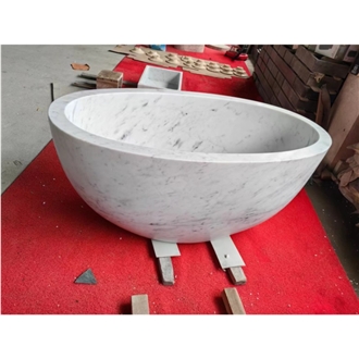 Carrara Marble Bathtub