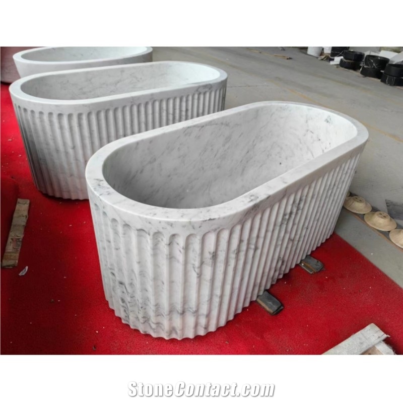 Carrara Marble Bathtub