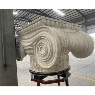 Crema Marfil Marble Column