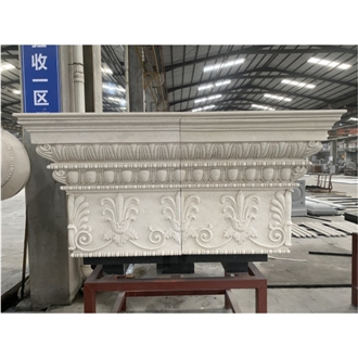Crema Marfil Marble Column