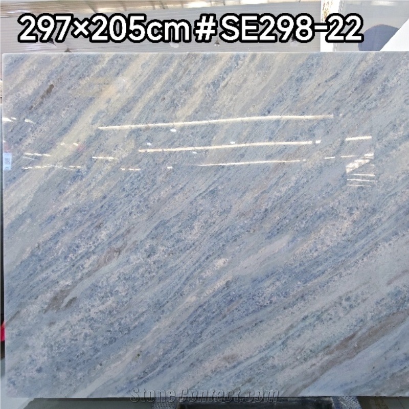Cristalita Ocean Blue Marble Slab Stone Floor Wall Tiles