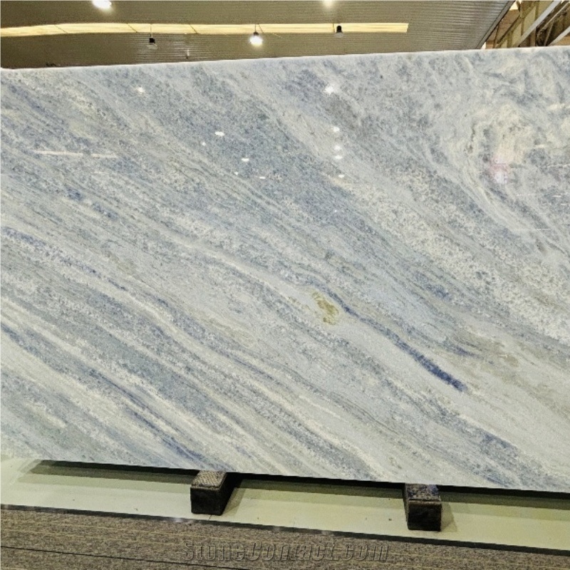 Cristalita Ocean Blue Marble Slab Stone Floor Wall Tiles