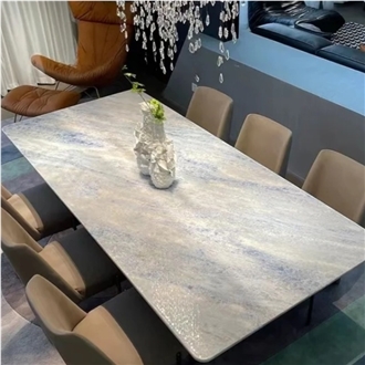 Cristalita Ocean Blue Marble Slab Stone Floor Wall Tiles