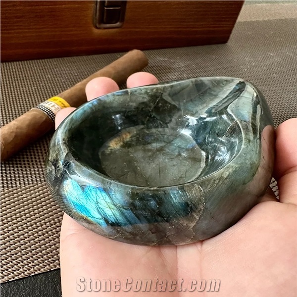 Hrst Granite Stone Ashtray For Home
