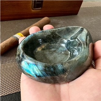 Hrst Granite Stone Ashtray For Home