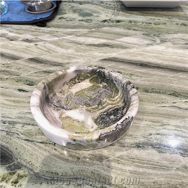 Hrst Round Marble Ashtray