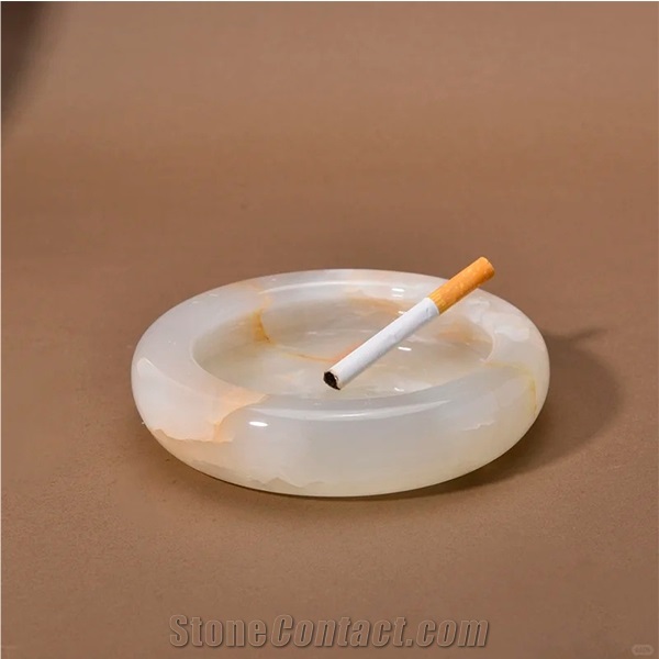 Hrst Stone Custom Size Onyx Ashtray