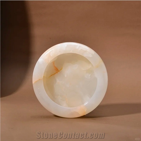 Hrst Stone Custom Size Onyx Ashtray