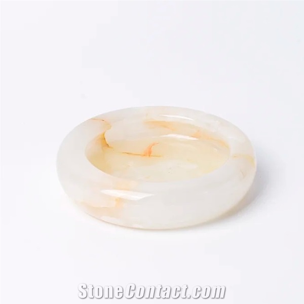 Hrst Stone Custom Size Onyx Ashtray