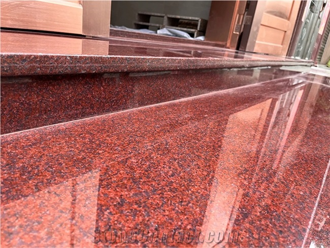 Indian Red Granite Slabs