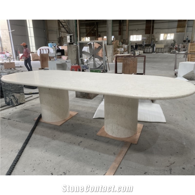 Limestone Dining Table