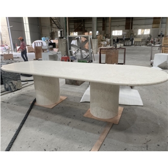 Limestone Dining Table