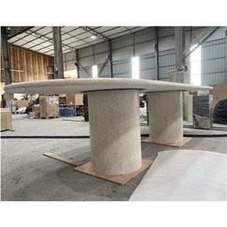 Limestone Dining Table