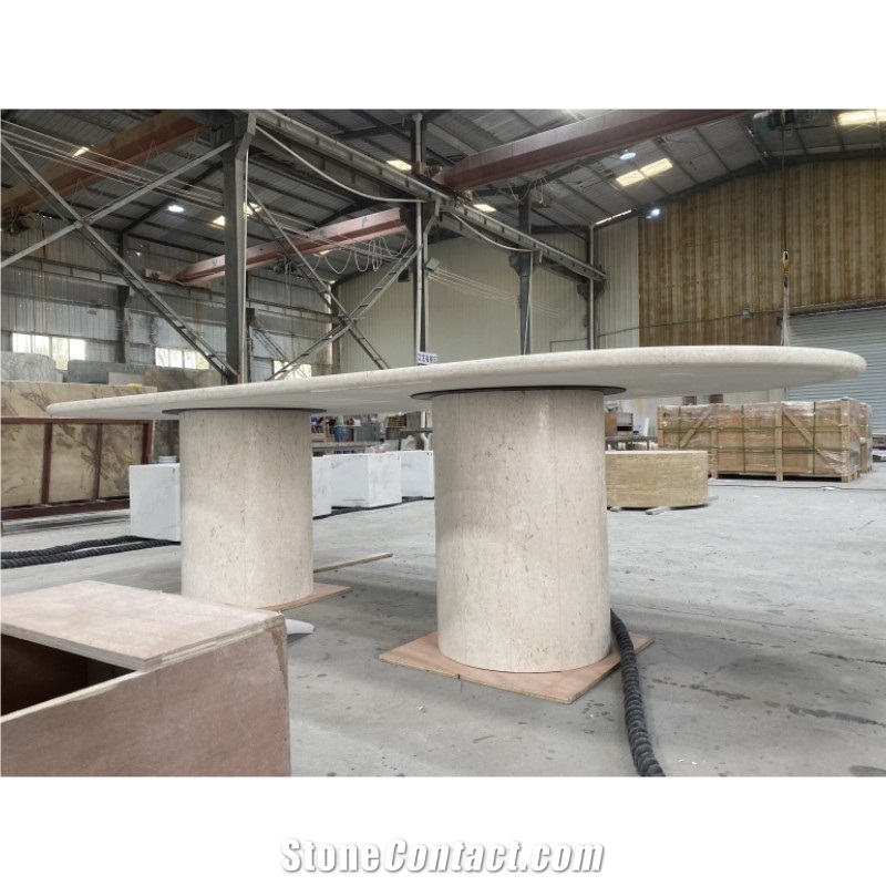 Limestone Dining Table