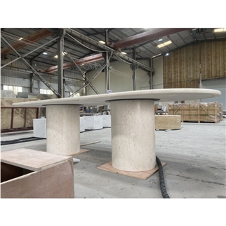 Limestone Dining Table