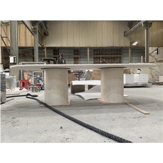 Limestone Dining Table