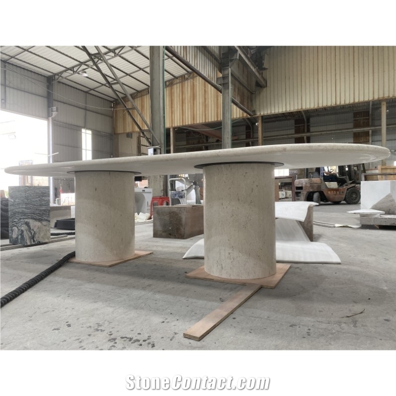 Limestone Dining Table