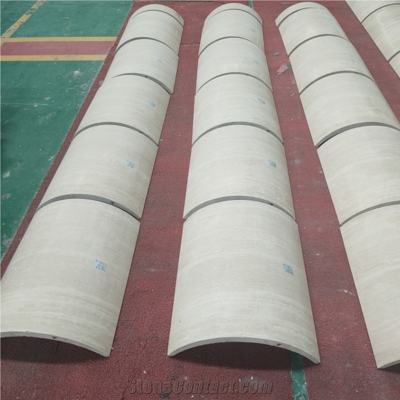 Natural Travertine Column Panels