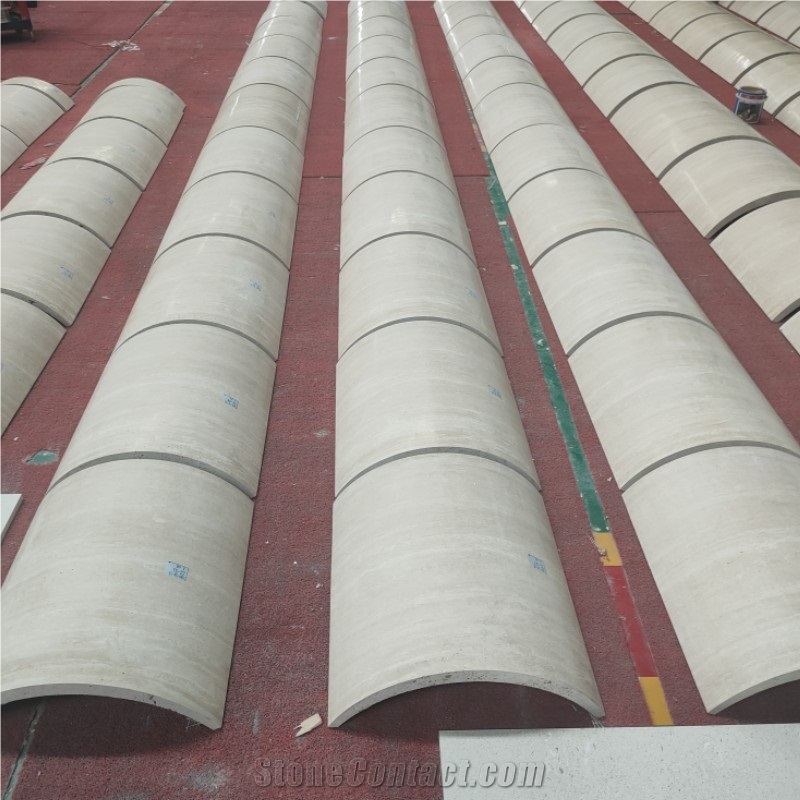 Natural Travertine Column Panels