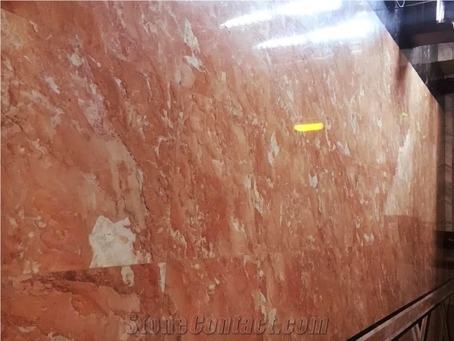 Orange Peel Red Marble Slabs
