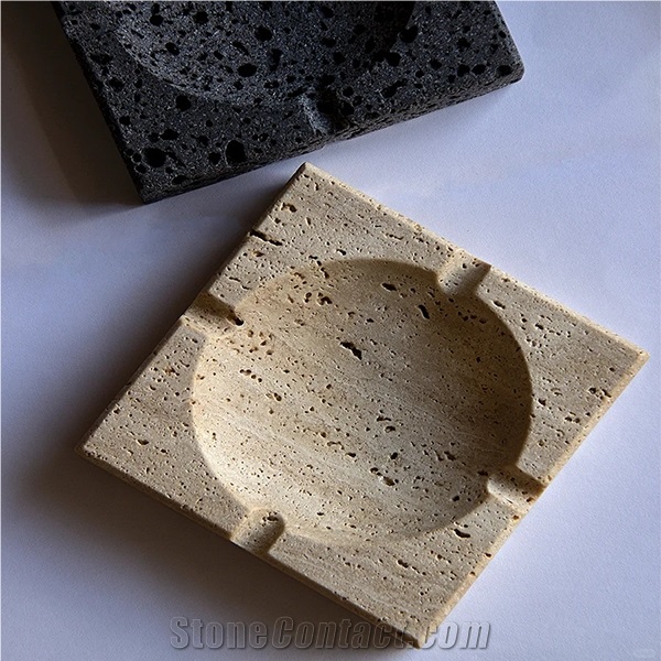 Travertine Stone Ashtray