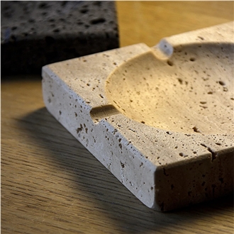 Travertine Stone Ashtray