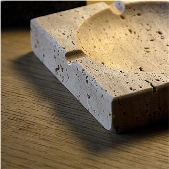 Travertine Stone Ashtray