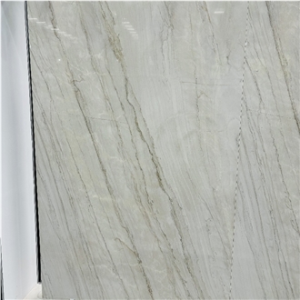 White Platino Quartzite Slabs, Wall Floor Tile