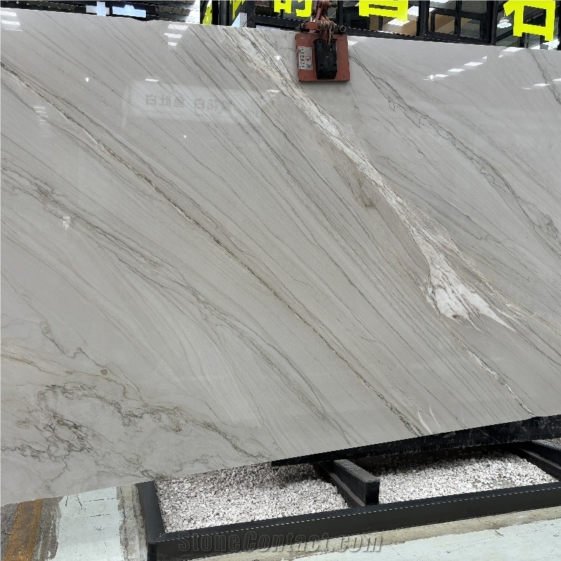 White Platino Quartzite Slabs, Wall Floor Tile
