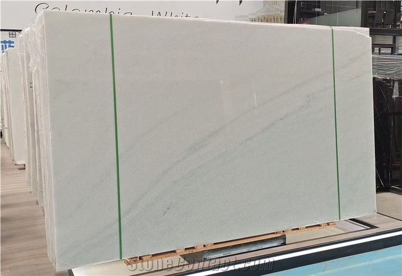 Colombia White Marble Slabs Polished