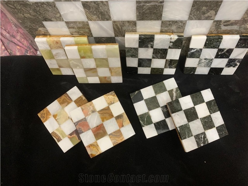 Onyx And Marble Mix Coaster Sets