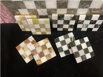 Onyx And Marble Mix Coaster Sets