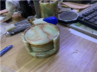 Onyx And Marble Mix Coaster Sets