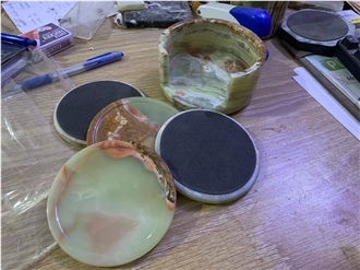 Onyx And Marble Mix Coaster Sets