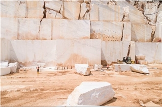Cloudy Sky Marble Quarry