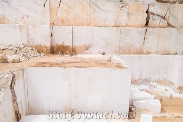 Cloudy Sky Marble Quarry