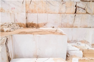 Cloudy Sky Marble Quarry
